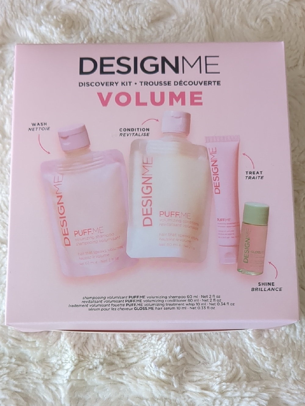 Design Me Volume Kit.  Volumizing Shampoo & Treatment Kit